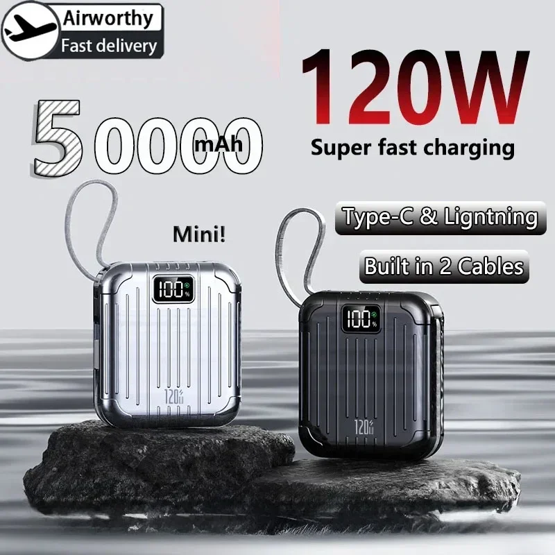 Usb Charger Dynamo - 50000mAh Mini Compatto Conveniente PowerBank PD20W