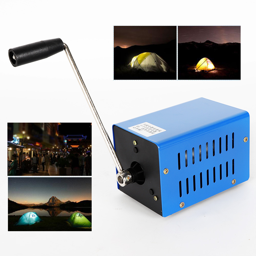 Usb Charger Dynamo - Generatore multifunzione 20W dinamo manuale caricatore