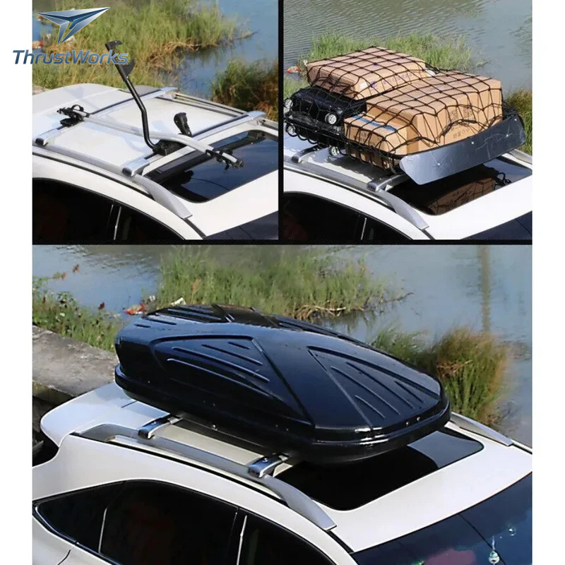Cargo Rack Aluminum - CARpart 2PCS Barre Portatutto Compatibili con