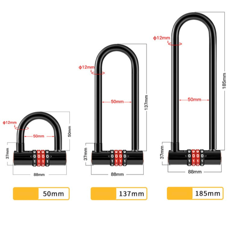 Lucchetto a U Esteso 185mm/173 - Cable Lock Flexible recensione e prezzo