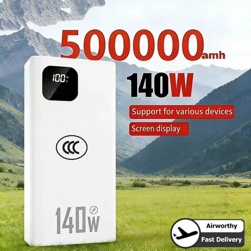 Power Bank Lenovo 140W 500000m - Usb Charger Dynamo recensione e prezzo
